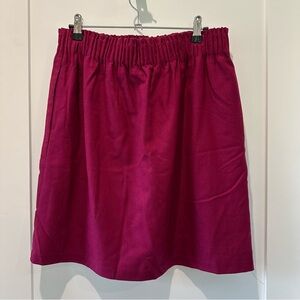 NWOT j crew pull on sidewalk skirt with pockets! Size 10.